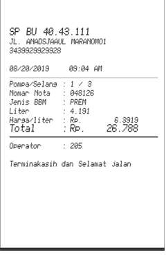 Petro Fuel Receipt